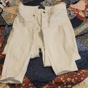 Abercrombie & Fitch Cream Jean Leggings